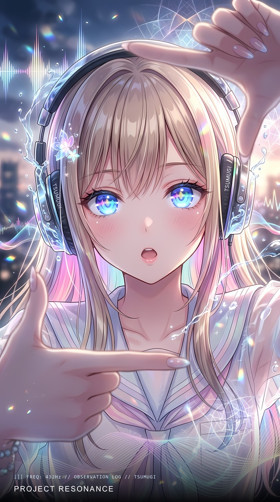 【高画質CG集】紡の観測記録 - Visualized Frequencies Vol.1