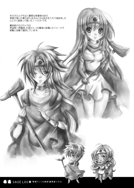 DQ3賢者イラスト再録本 SAGE LOG