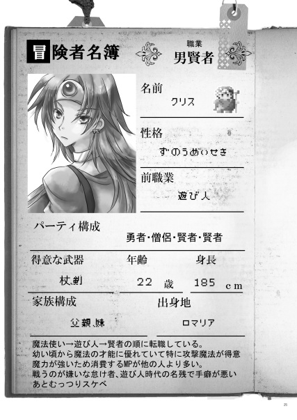 DQ3賢者イラスト再録本 SAGE LOG