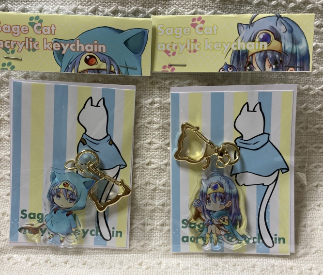 DQ3賢者ねこアクキー