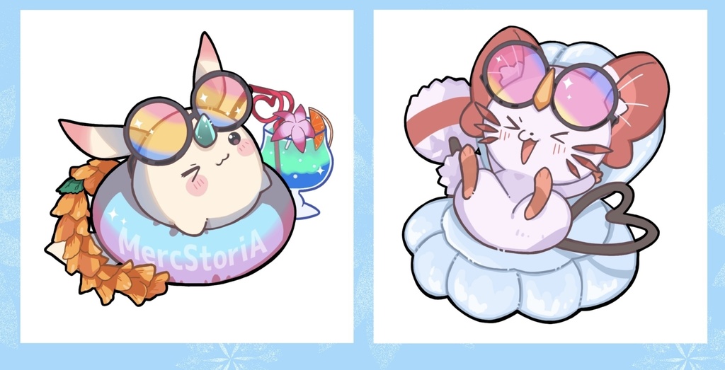 トト&モケダイカットマグネット
