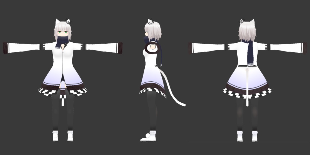 【VRchat向け オリジナル3Dモデル】チェック