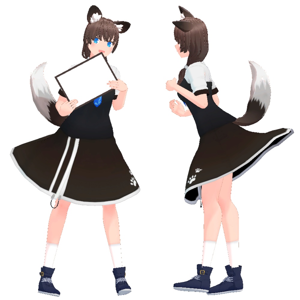 【VR向け オリジナル3Dモデル】ルルカ・リリオン