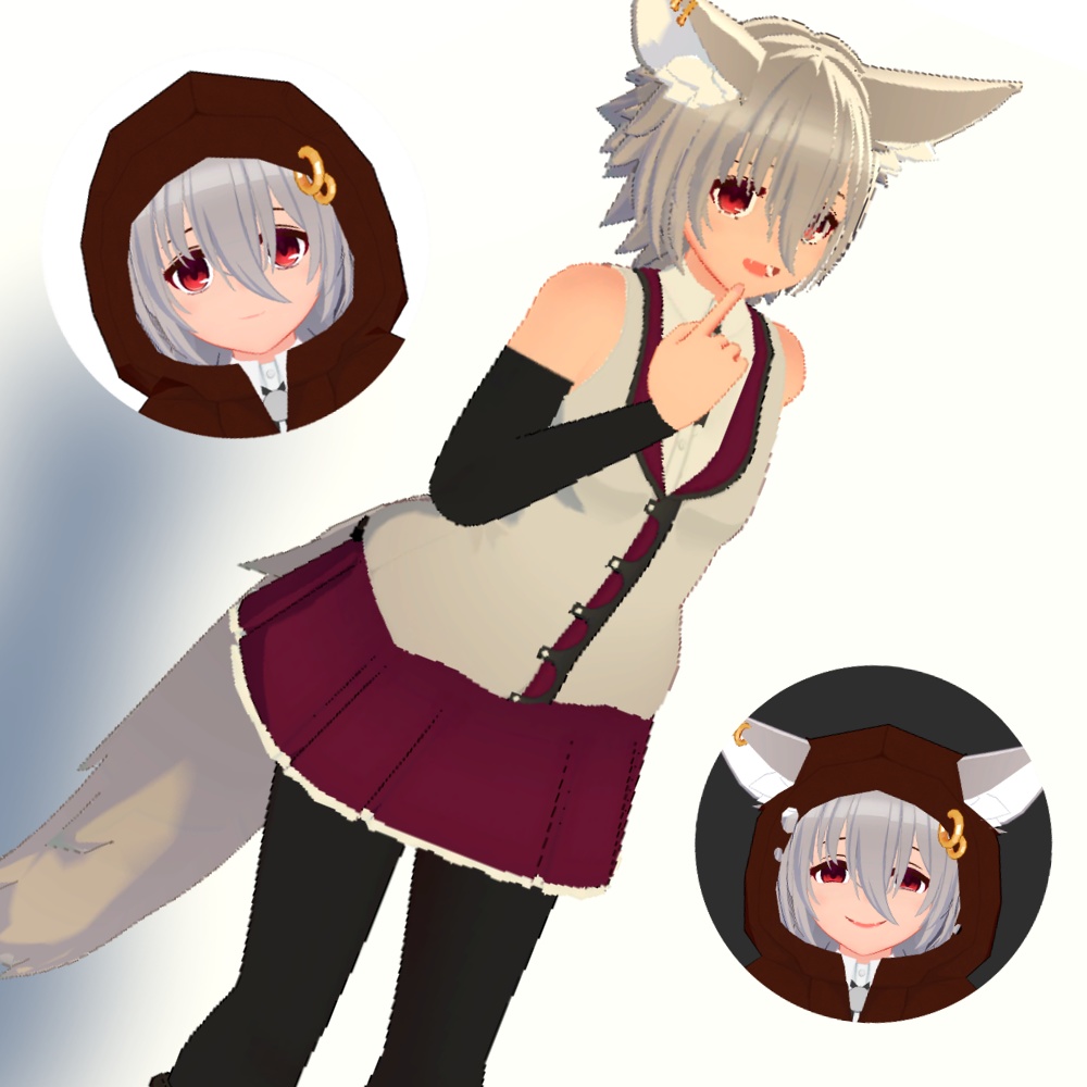 【VRchat向け オリジナル3Dモデル】アナタヲ・T・ベルノ