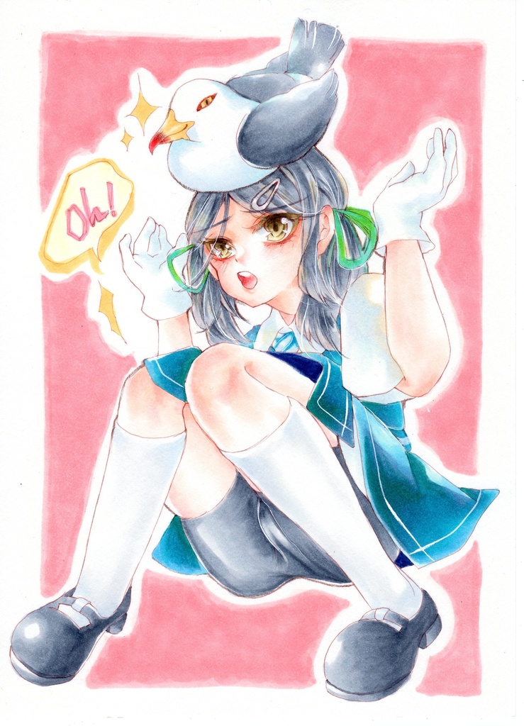 艦隊これくしょん/手描きイラスト/稲木