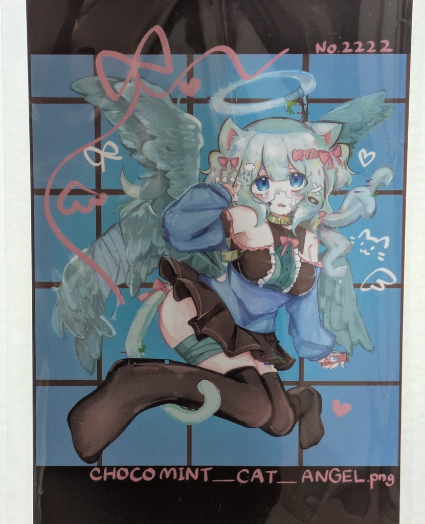 チョコミントねこ天使ちゃん