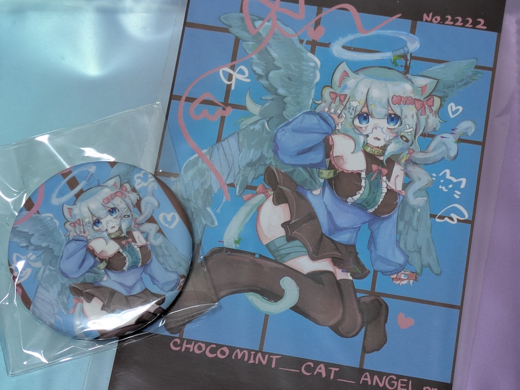 チョコミントねこ天使ちゃん