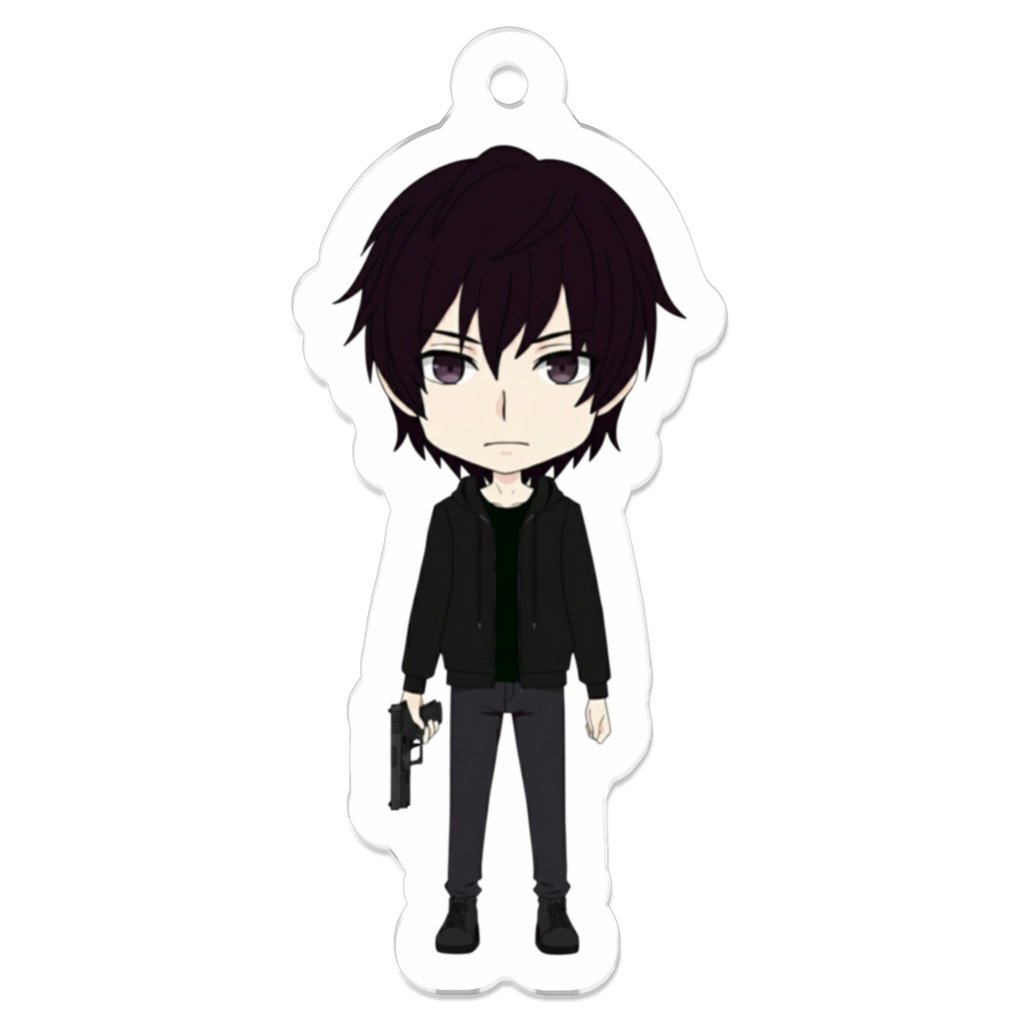 烏羽雅雄特製アクリルキーホルダー（コーティング）