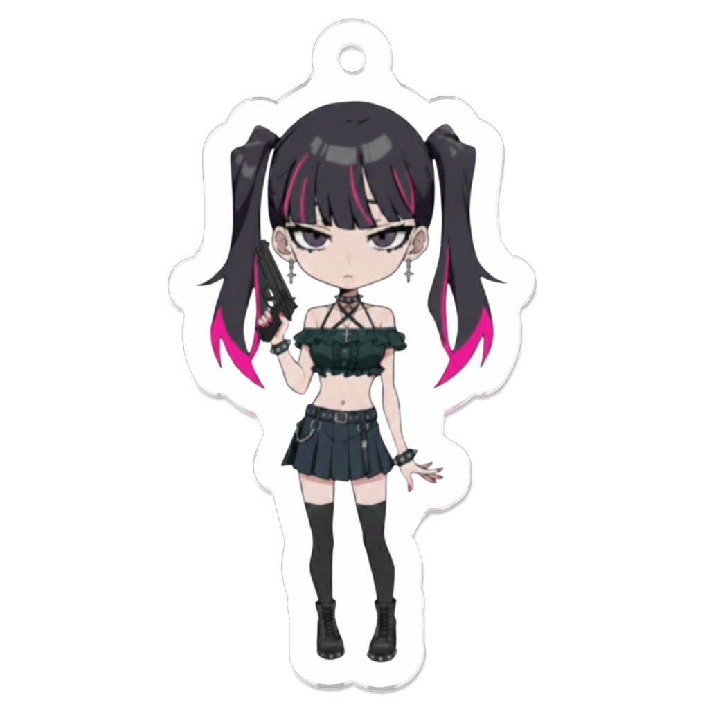 烏羽魅緒特製アクリルキーホルダー(コーティング)