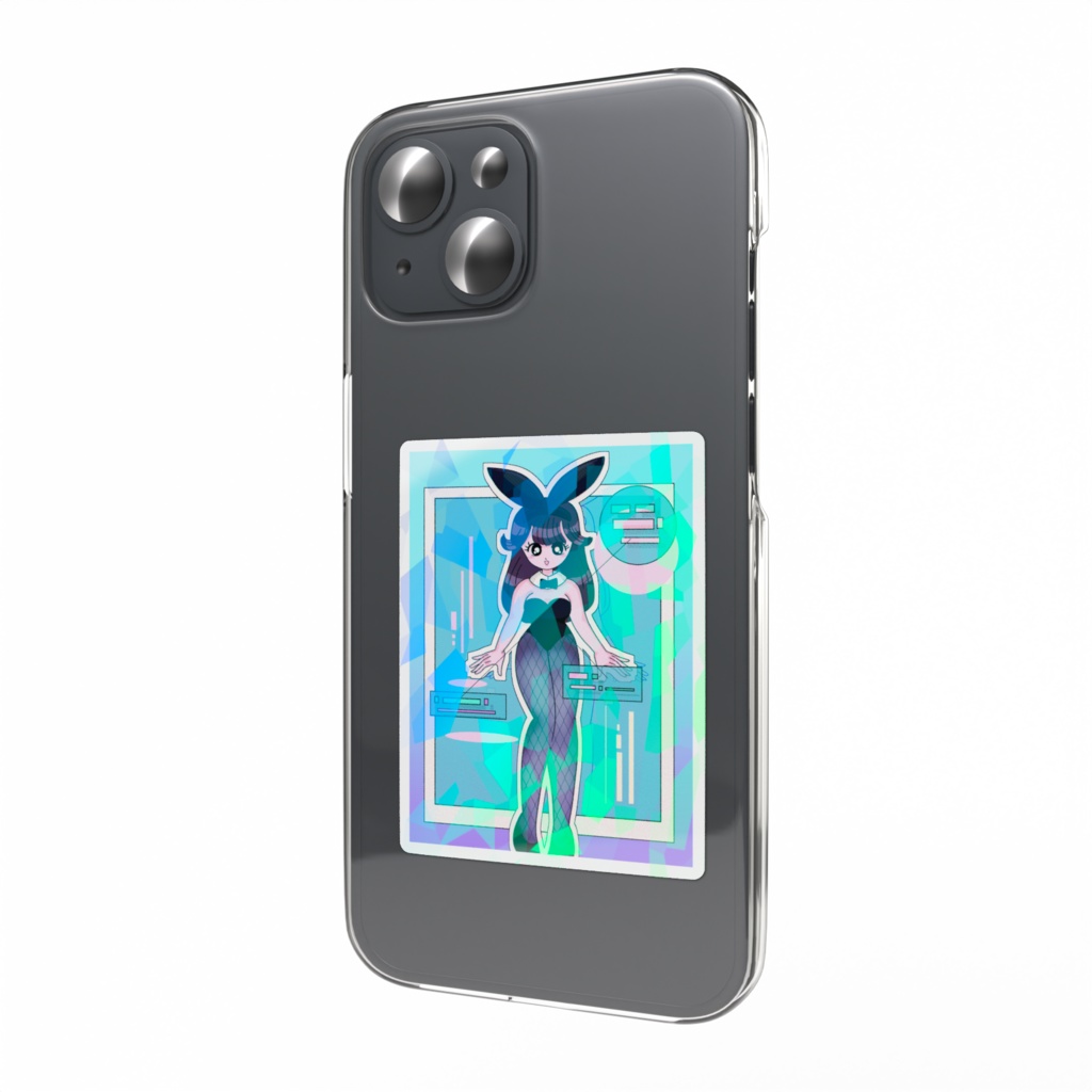 ホログラムステッカー◆バニーガール