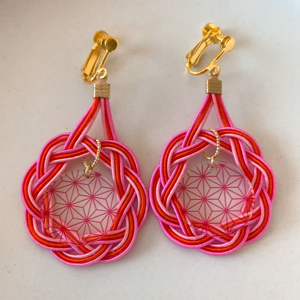 鬼滅の刃 イメージ 水引イヤリング