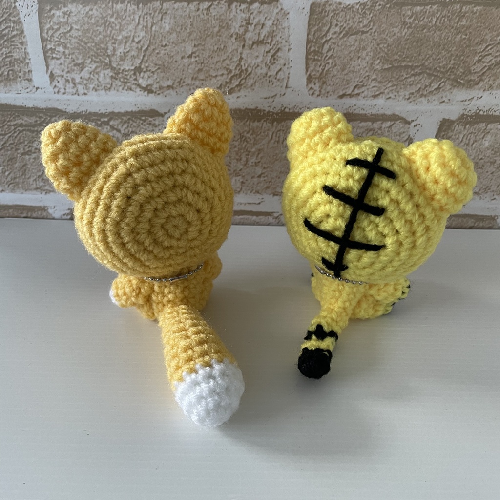 おまんじゅうおくるみ おでかけトラ・キツネ