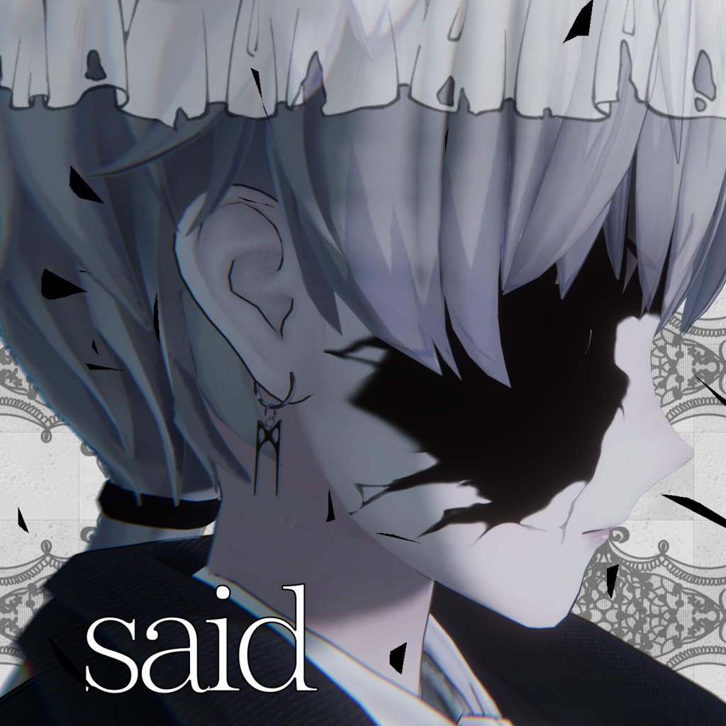 ー壊ーカルネヒビ割れメイク