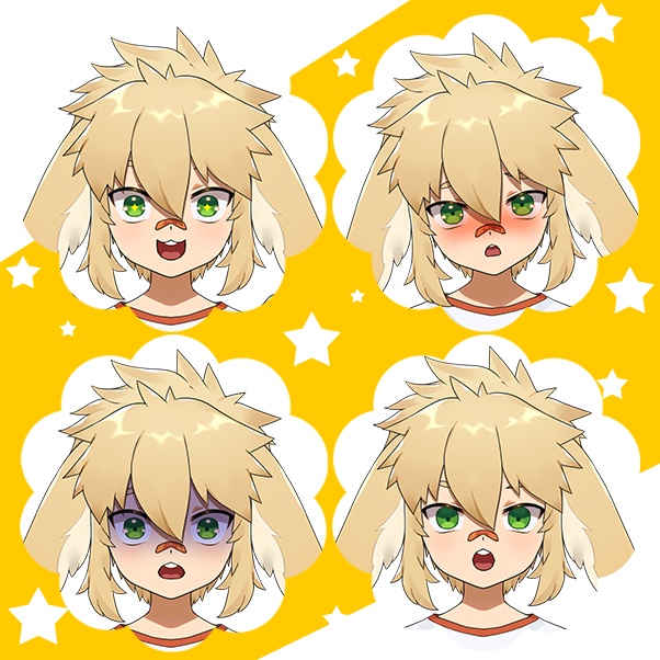 【Live2Dモデル】ジャンケンろっぷくん【VtubeStudio】