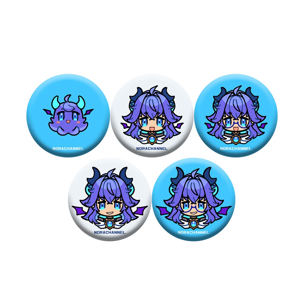 のらちゃん缶バッジセット