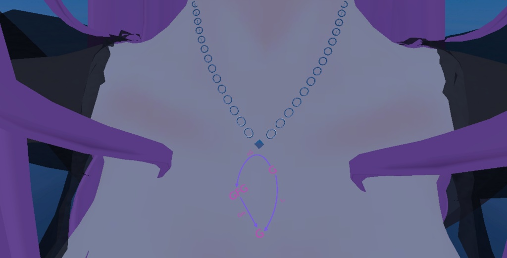 【無料・Blender】随伴関手アクセサリー【VRChat・Unity】