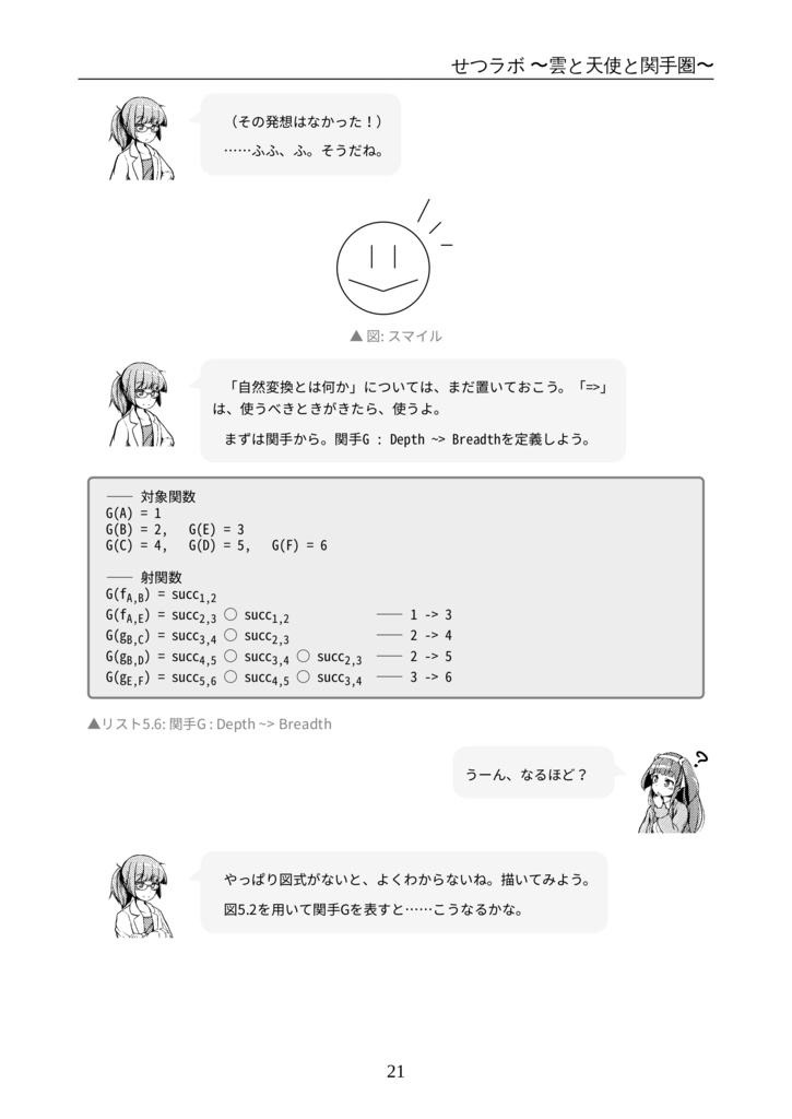 せつラボ2~雲と天使と関手圏~