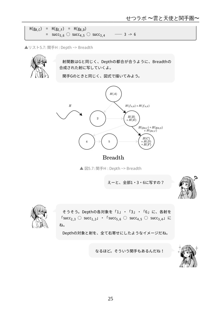せつラボ2~雲と天使と関手圏~