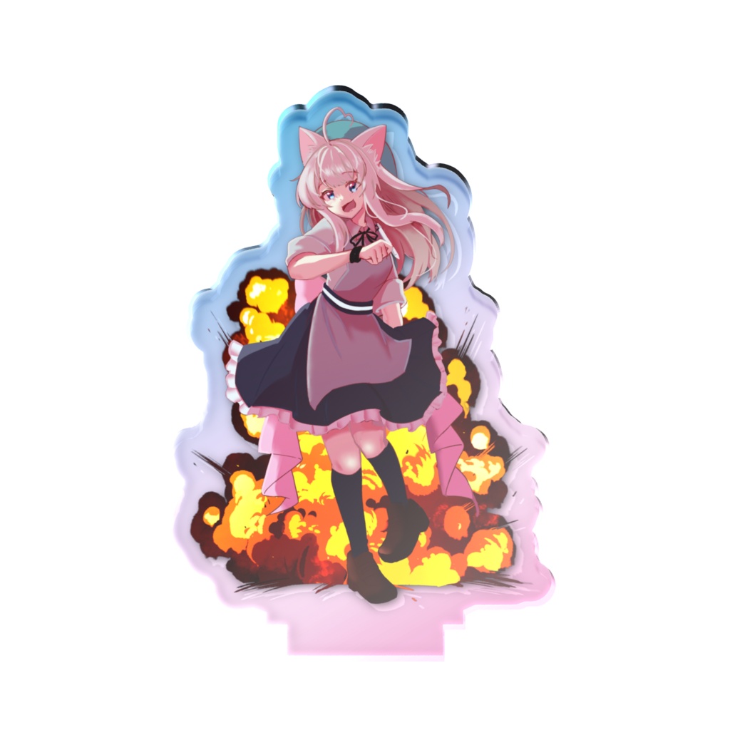爆発系Vtuberの豪華なアクスタ