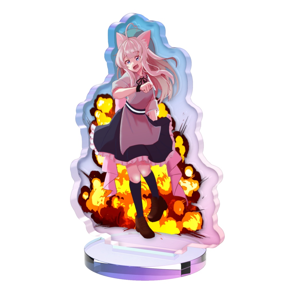 爆発系Vtuberの豪華なアクスタ