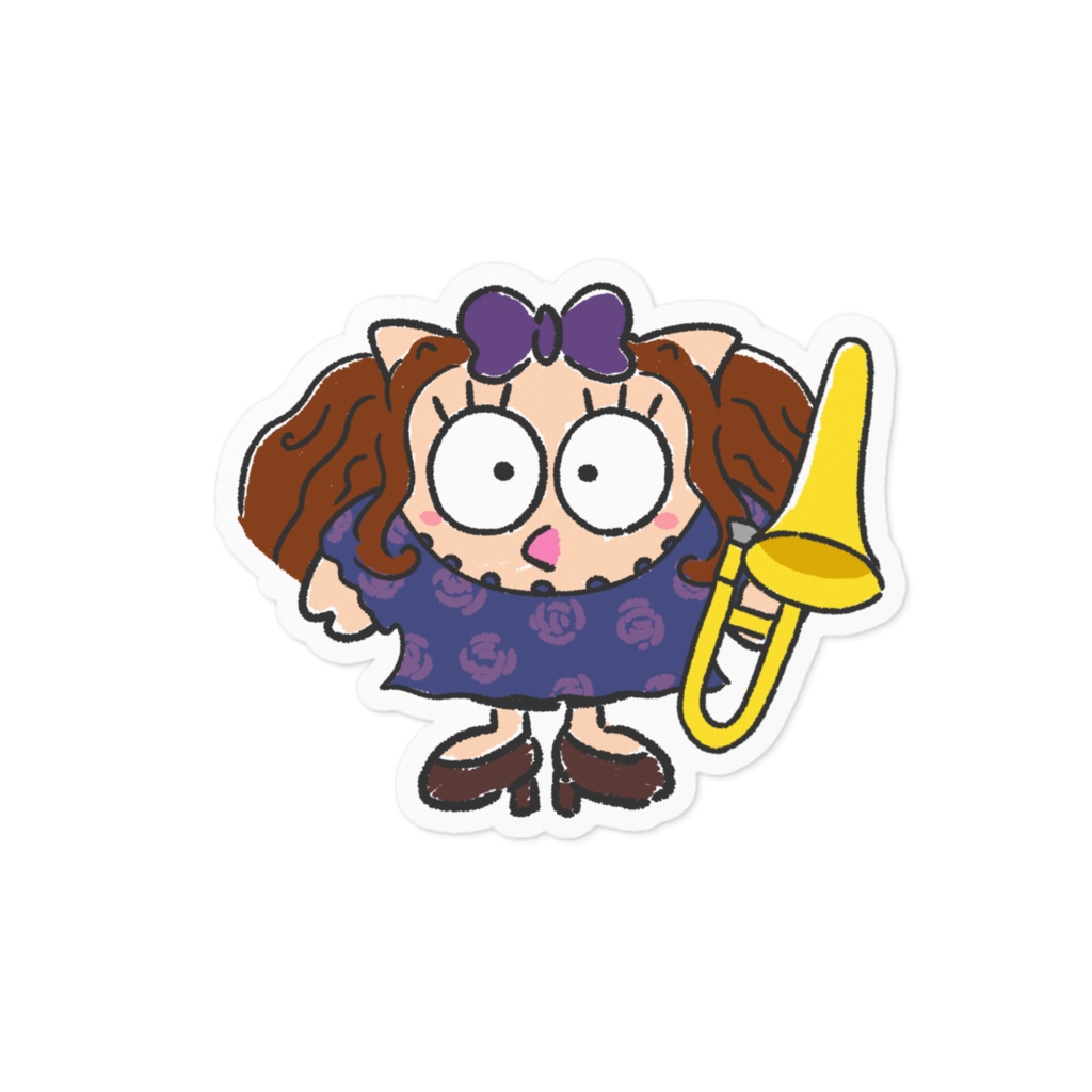 フッコ(トロンボーン) ステッカー