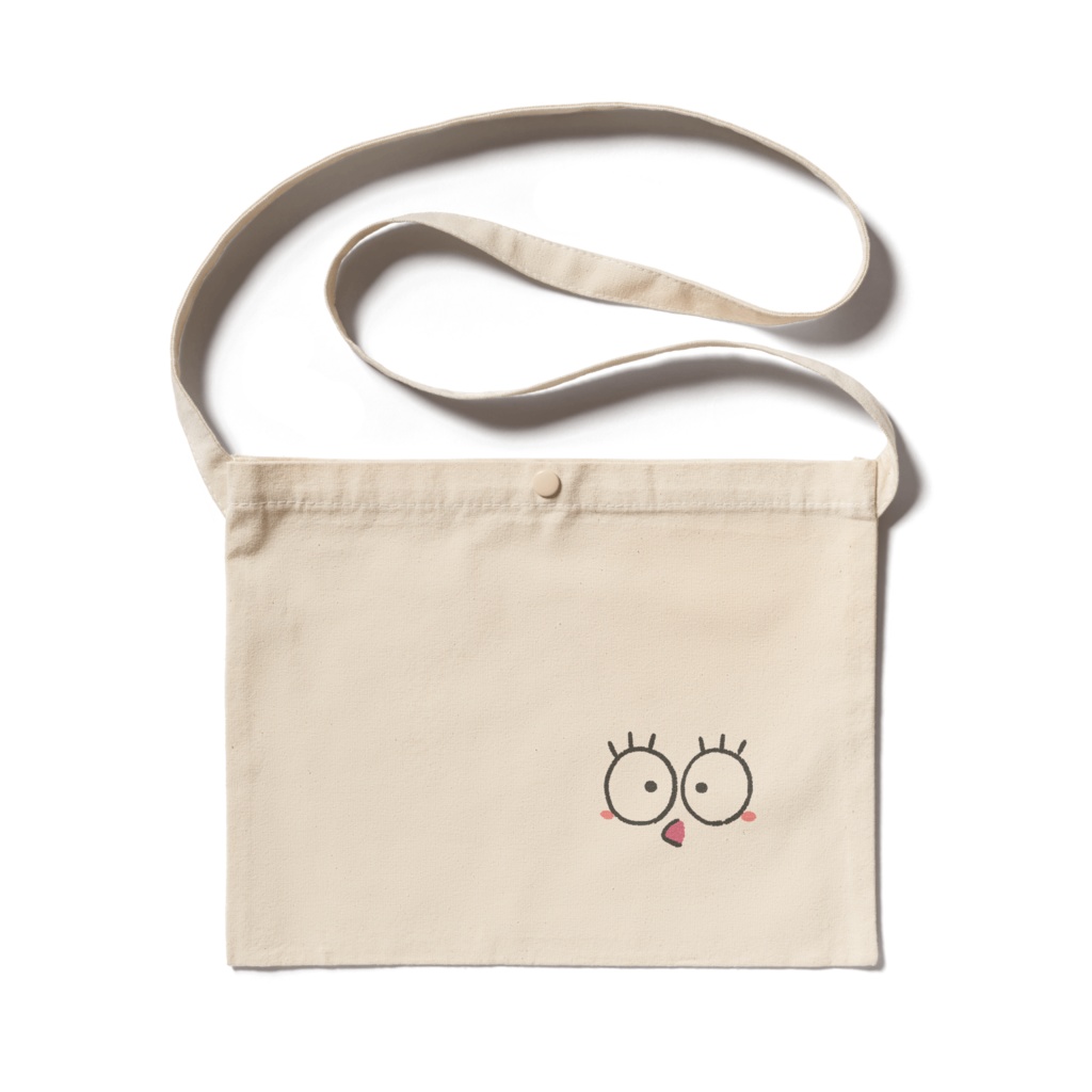 フッコの顔 サコッシュ