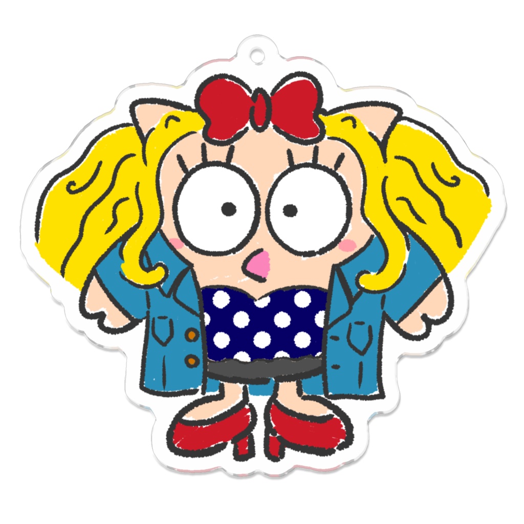 フッコ アクリルキーホルダー