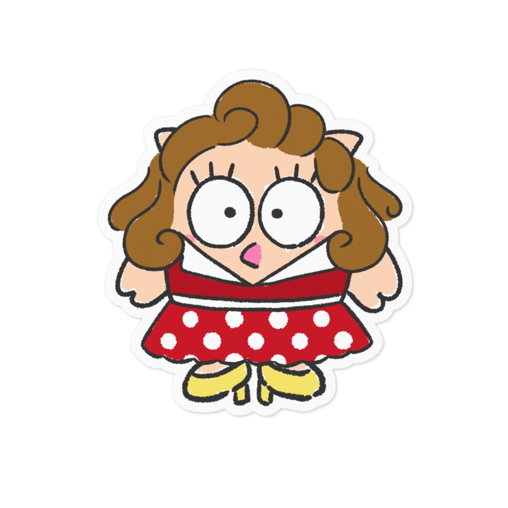 1950年代っぽいフッコ(ステッカー)