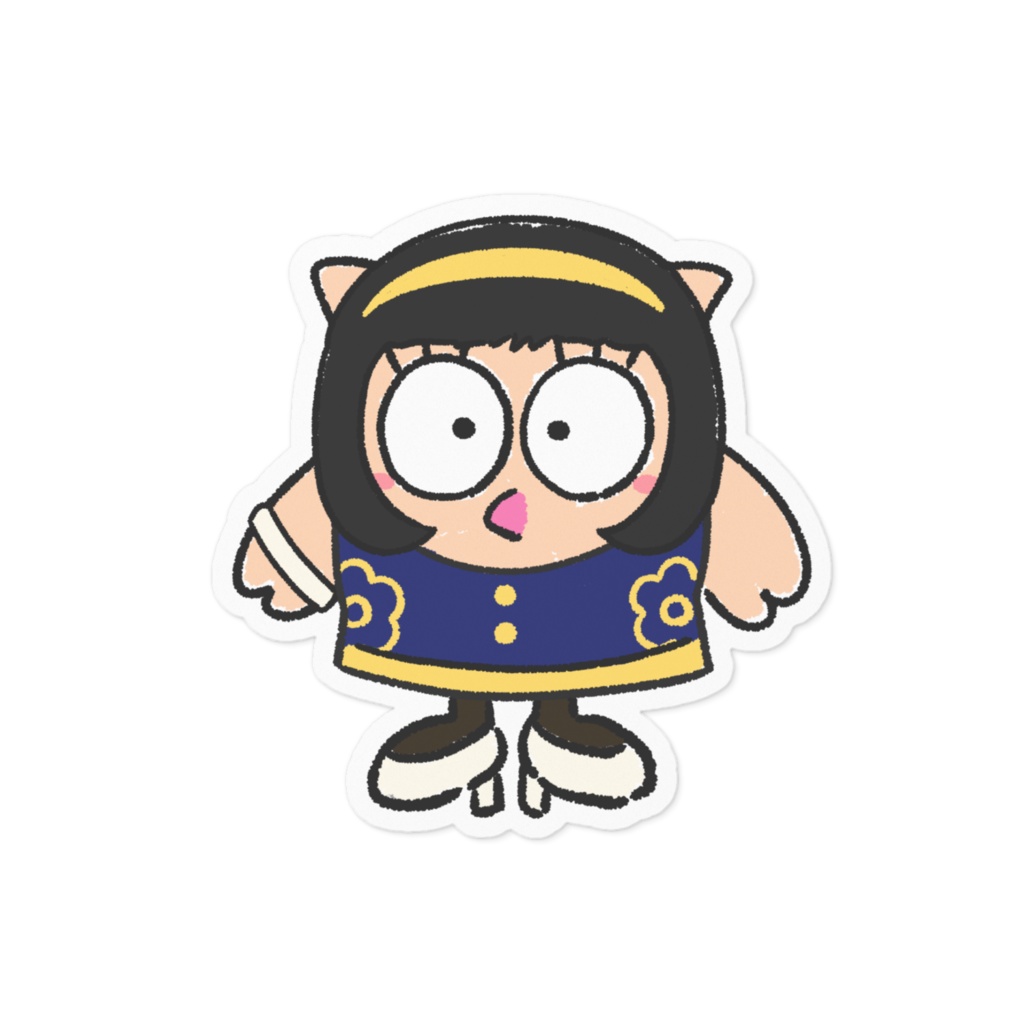 1960年代っぽいフッコ(ステッカー)