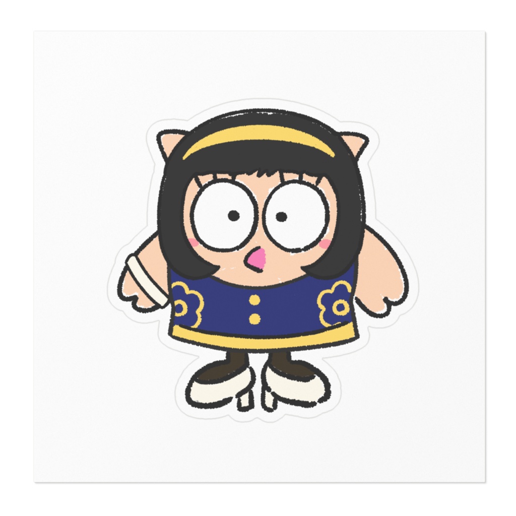 1960年代っぽいフッコ(ステッカー)