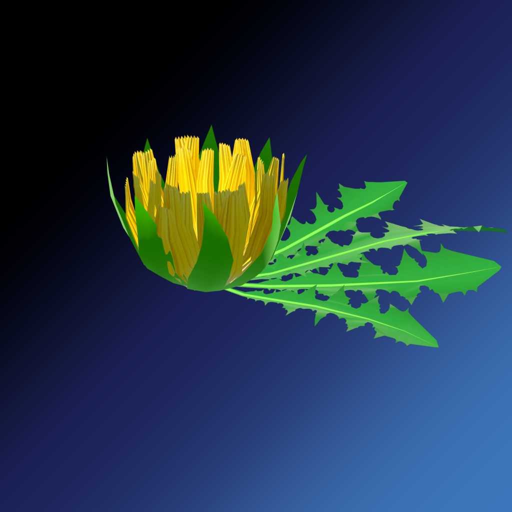 たんぽぽの髪飾り【MA対応】一日無料