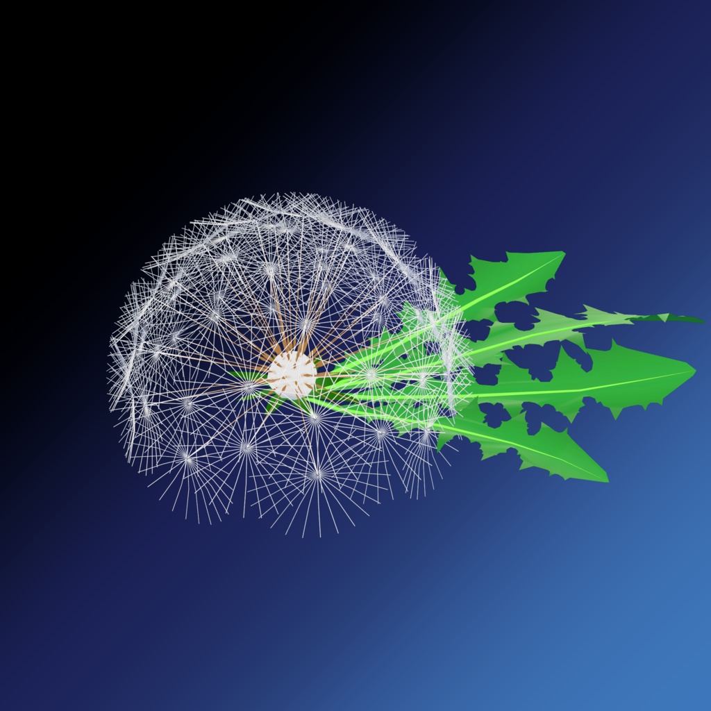 たんぽぽの髪飾り【MA対応】一日無料