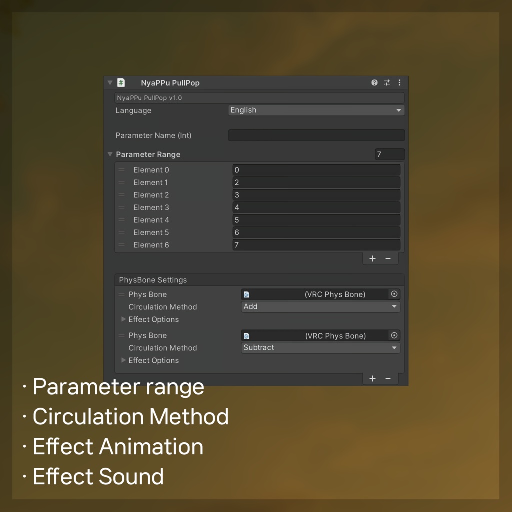 【MA】 PullPop -Pull to set Parameter-