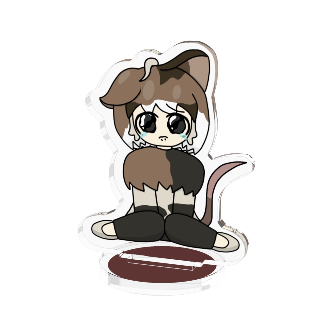 うるうるミケくんお座りアクリルフィギュア