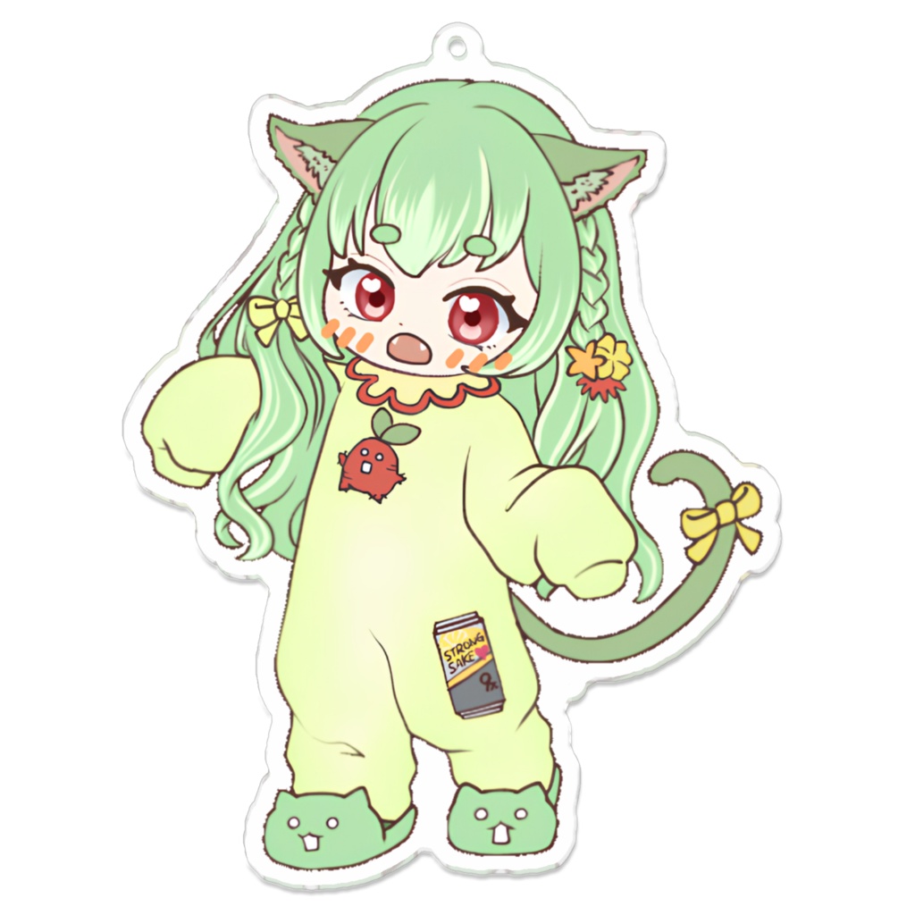 【受注生産】ばぶにゃぁ''！アクリルキーホルダー【期間限定】