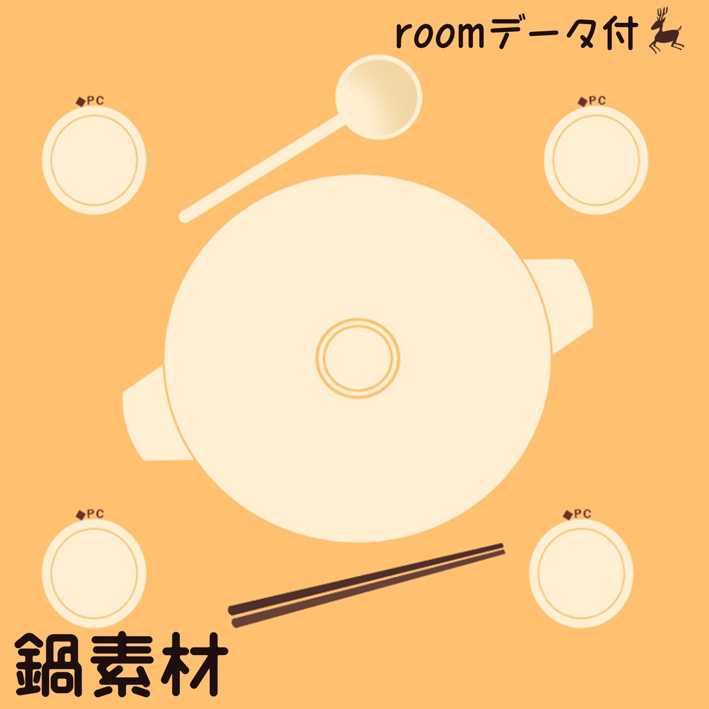 【TRPG】鍋素材　いつでも鍋ができる！【roomデータ付】