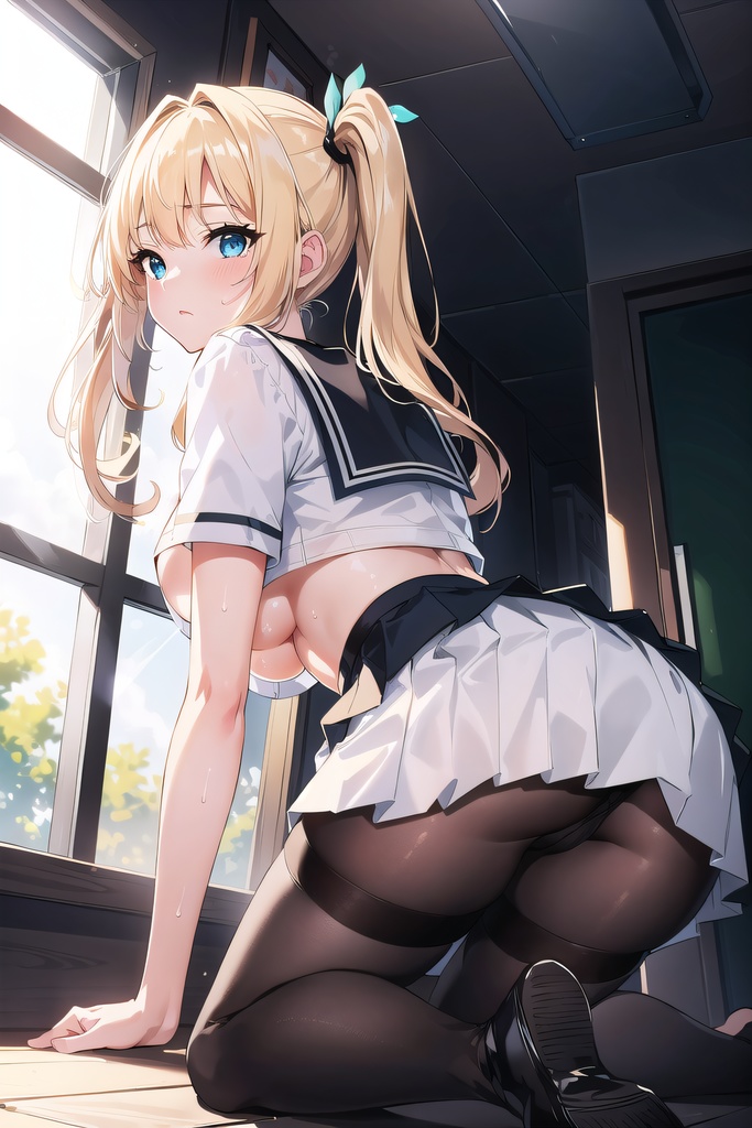 制服下乳学園2 イラスト集 188枚 下乳学園シリーズ 2巻