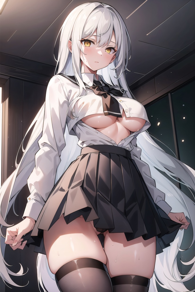 制服下乳学園2 イラスト集 188枚 下乳学園シリーズ 2巻