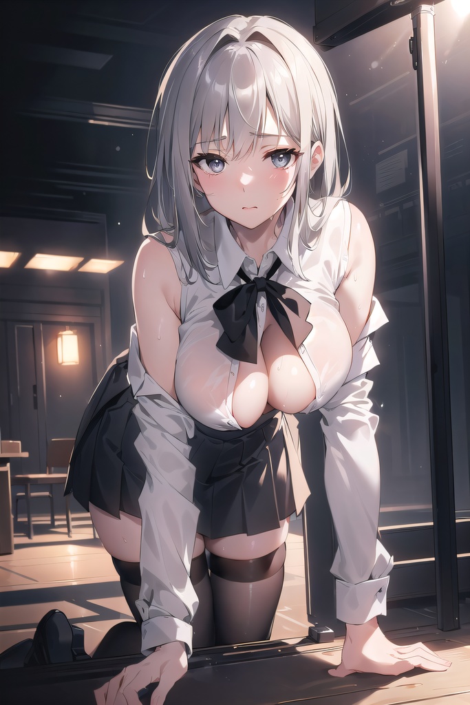 制服下乳学園2 イラスト集 188枚 下乳学園シリーズ 2巻