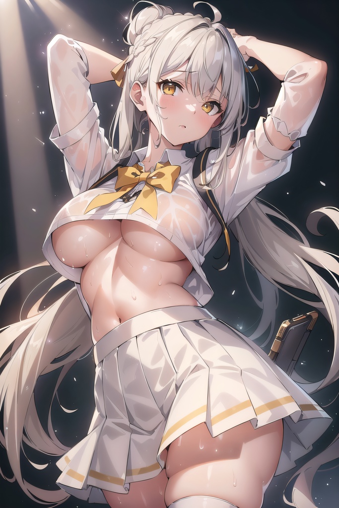 制服下乳学園2 イラスト集 188枚 下乳学園シリーズ 2巻