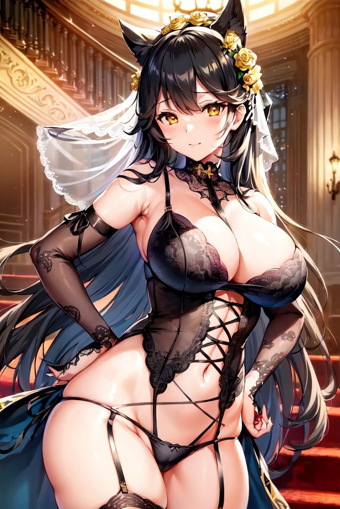 アズー〇レーン 愛宕さん ガーターベルト イラスト集 140枚