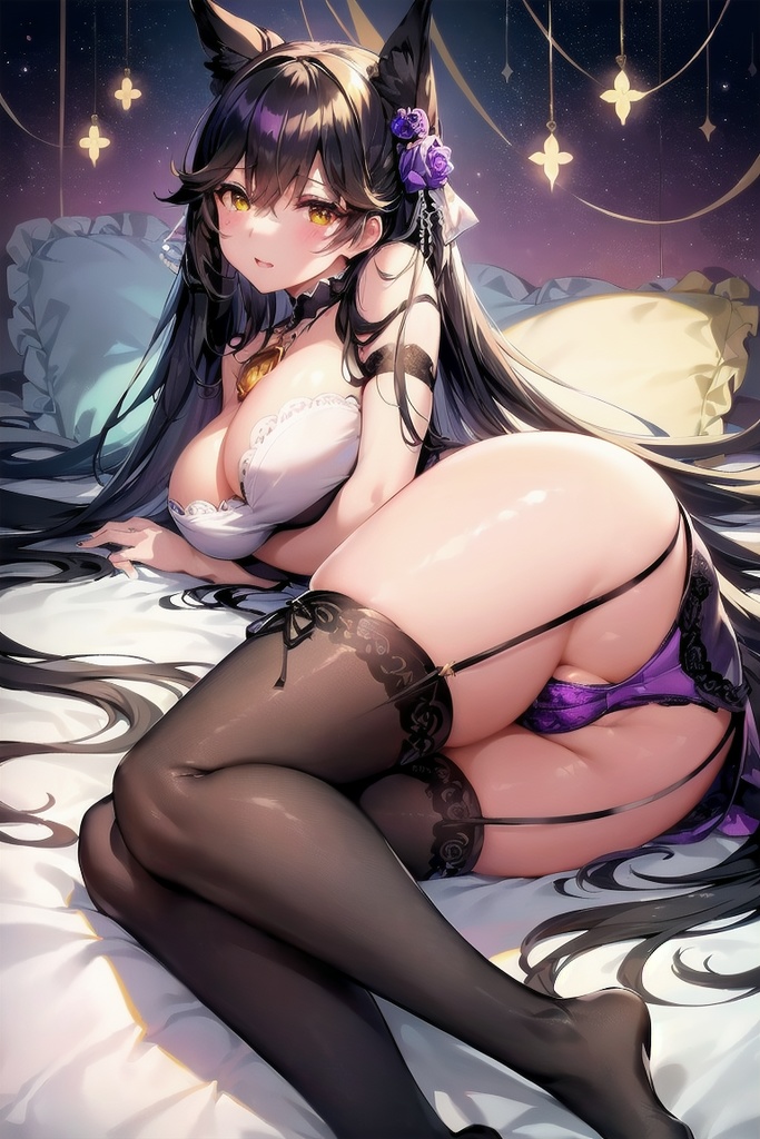 アズー〇レーン 愛宕さん ガーターベルト イラスト集 140枚