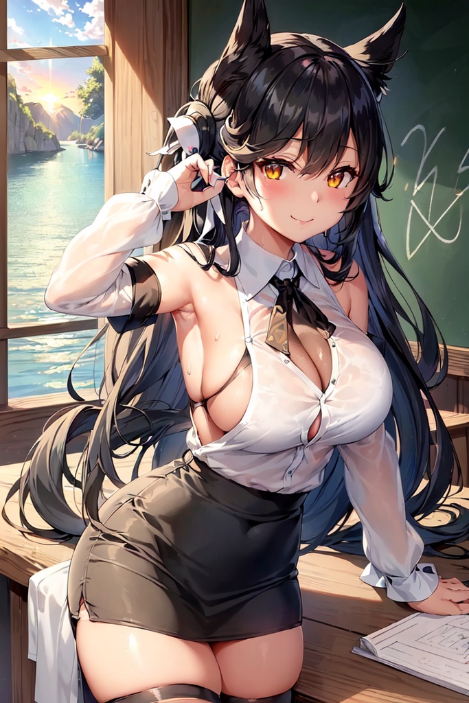 アズー〇レーン 愛宕さん 女教師 イラスト集 140枚