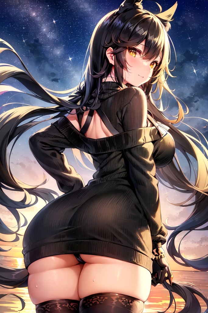 アズー〇レーン 愛宕さん セーター イラスト集 158枚