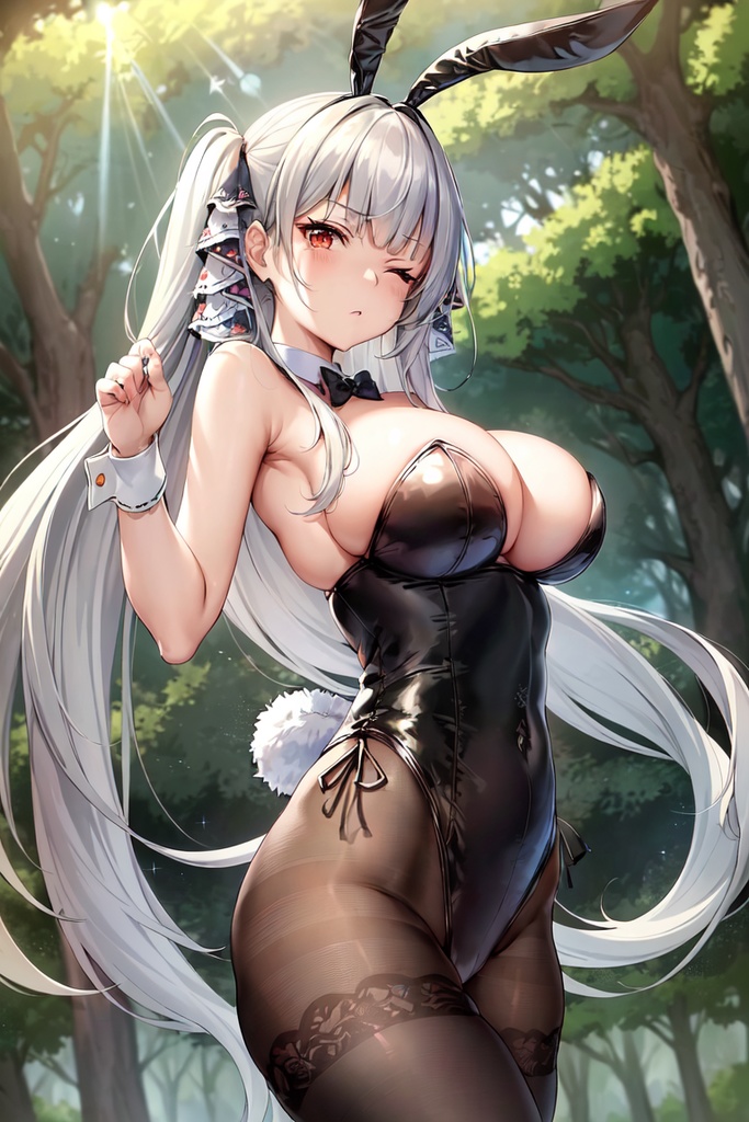 アズー〇レーン フォーミダブル バニーガール イラスト集 135枚