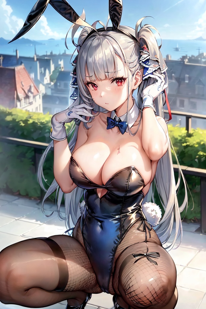 アズー〇レーン フォーミダブル バニーガール イラスト集 135枚