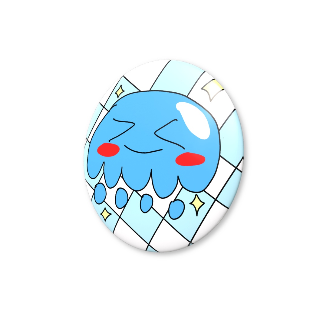 くらげちゃん缶バッジ