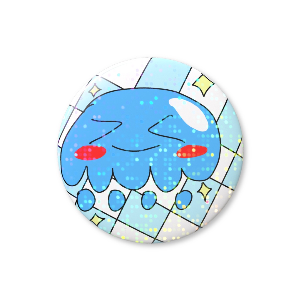くらげちゃん缶バッジ(ホログラムver.)