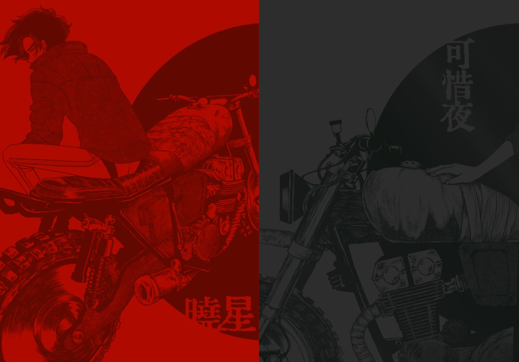 イラスト再録集「暁星」「可惜夜」2冊セット