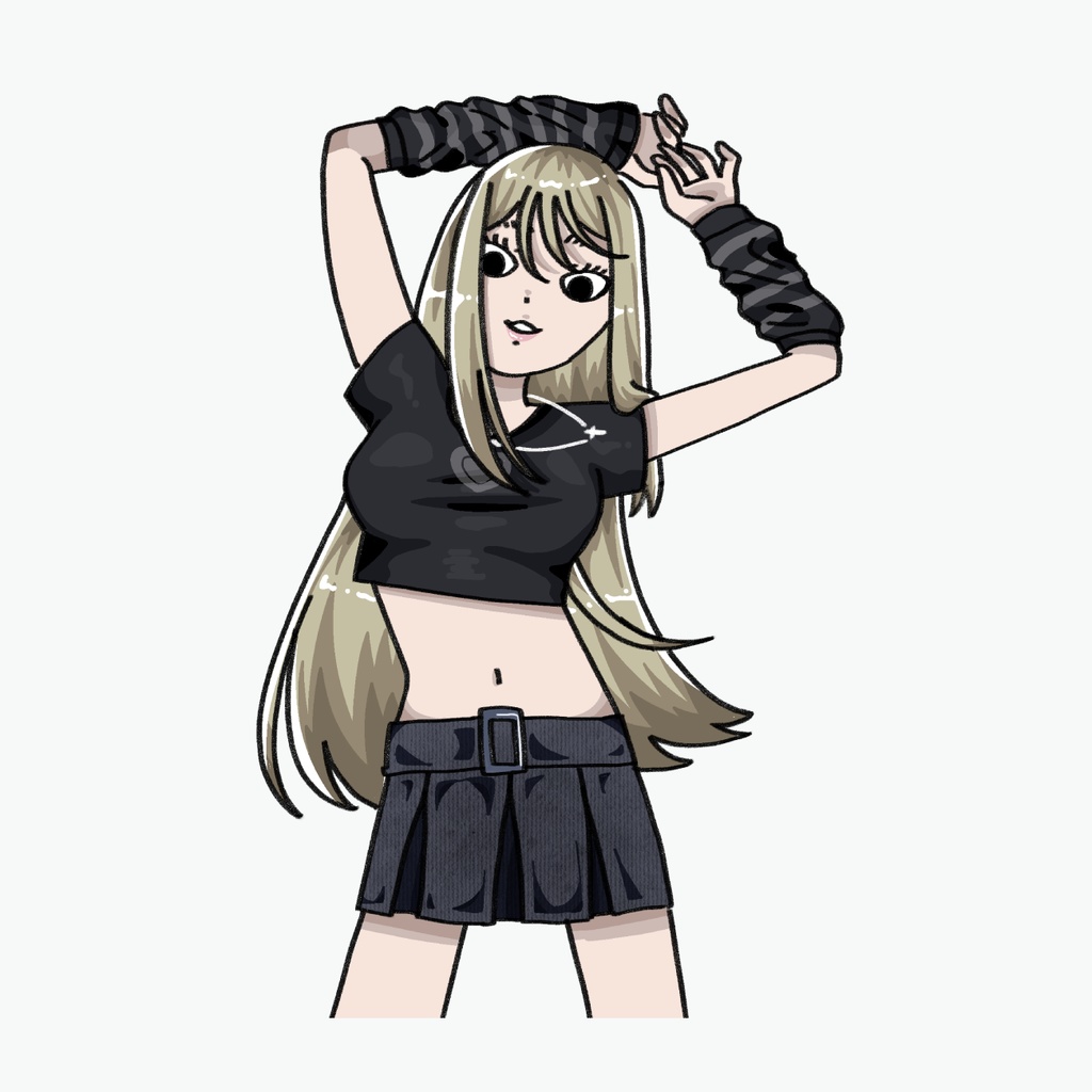 ギャルズステッカーblonde